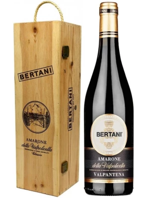 Вино Bertani, Amarone della Valpolicella Valpantena DOCG, wooden box 2018, 0.75 л