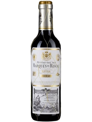 Вино Herederos del Marques de Riscal Reserva, Rioja DOC 2017, 0.375 л