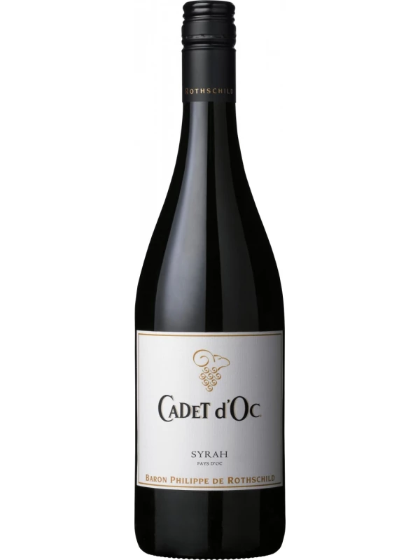 Cepages de Cadet d'Oc Syrah, Pays d'Oc IGP