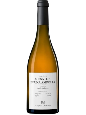 Вино Amos Baneres, Missatge En Una Ampolla, Penedes DO 2015, 0.75 л