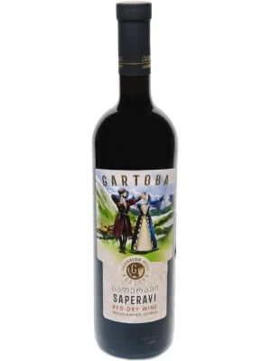 Вино Gartoba Saperavi 2018, 0.75 л