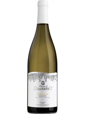 Вино Colomba Bianca, Principe di Granatey Grillo, Sicilia DOC 2021, 0.75 л