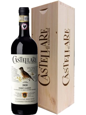 Вино Castellare di Castellina, Chianti Classico DOCG, wooden box 2020, 1.5 л