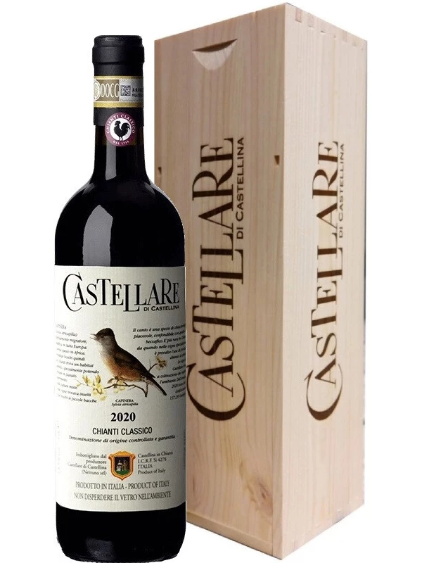 Castellare di Castellina, Chianti Classico DOCG, wooden box