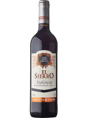 Вино El Sierro Tinto Semidulce, Valencia DO 0.75 л