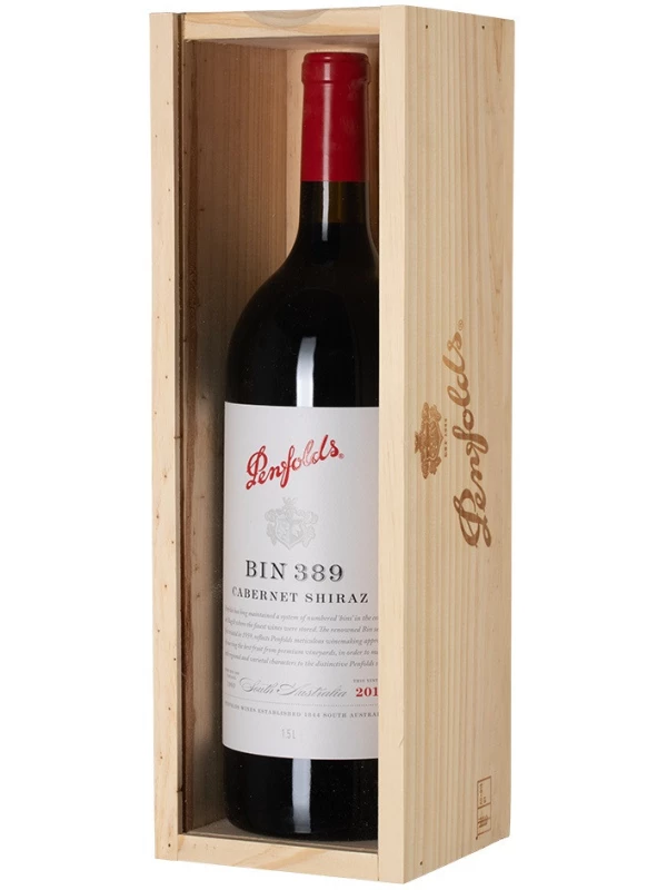 Penfolds, Bin 389 Cabernet Shiraz wooden box