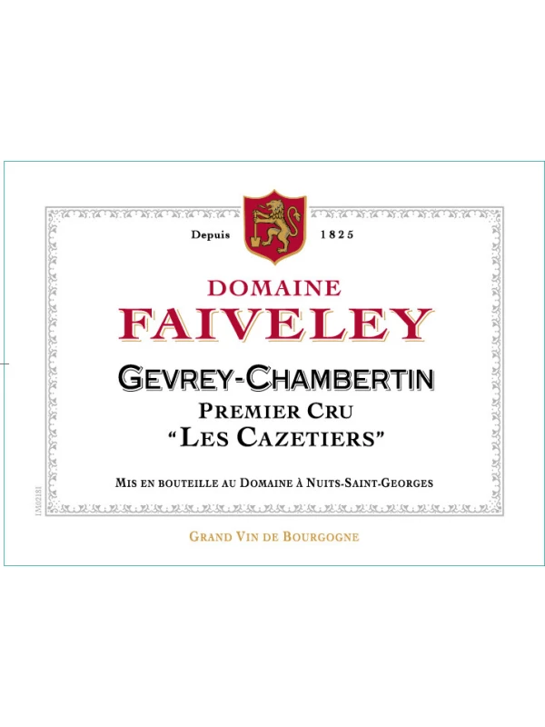 Faiveley, Gevrey-Chambertin 1-er Cru Les Cazetiers AOC