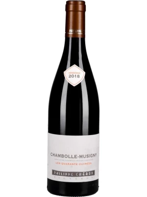 Вино Philippe Cheron, Chambolle-Musigny Les Quarante Ouvrees AOC 2018, 0.75 л