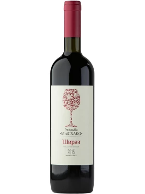 Вино Усадьба Мысхако Шираз 2015, 0.75 л
