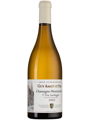 Вино Domaine Amiot Guy et Fils, Chassagne-Montrachet Premier Cru Les Vergers AOC 2020, 0.75 л