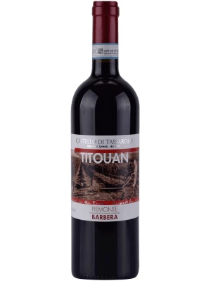 Вино Castello di Tassarolo, Titouan Piemonte DOC Barbera Senza Solfiti Biologico 2018, 0.75 л
