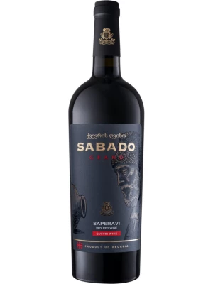 Вино Sabado Grand Saperavi Qvevri 2022, 0.75 л