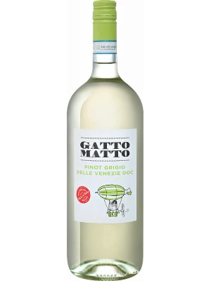 Вино Villa degli Olmi, Gatto Matto Pinot Grigio delle Venezie DOC 2021, 1.5 л