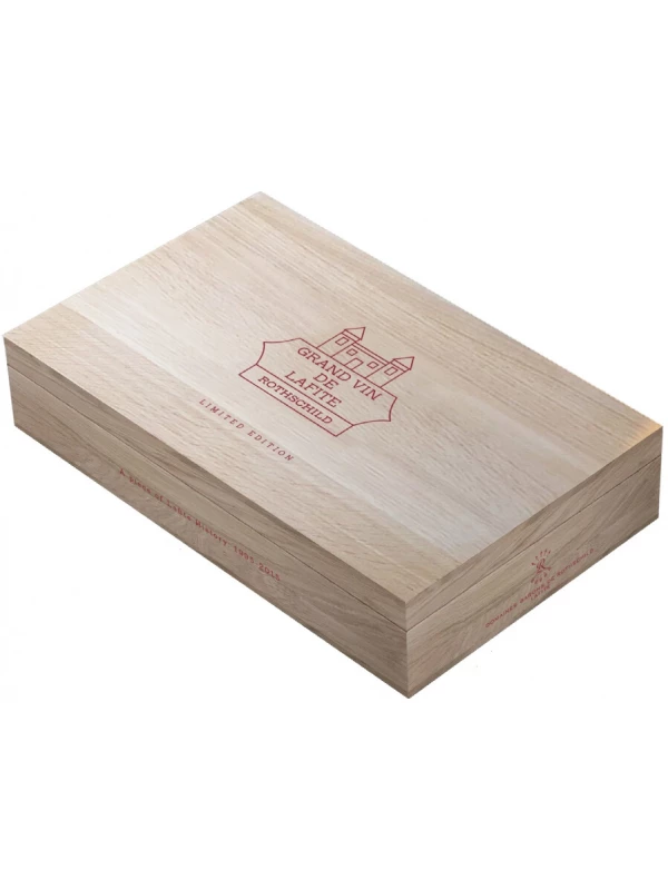 Chateau Lafite Rothschild, Pauillac AOC 1-er Grand Cru, set of 6 bottles (1995-2015), wooden box