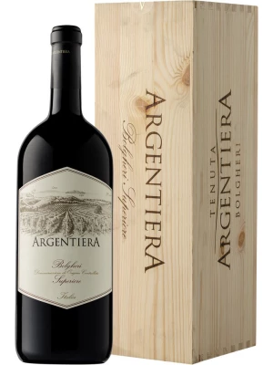 Вино Argentiera, Bolgheri Superiore DOC, wooden box 2021, 1.5 л