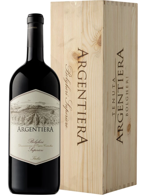Argentiera, Bolgheri Superiore DOC, wooden box