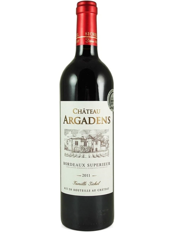 Sichel, Chateau Argadens Rouge, Bordeaux Superieur AOC