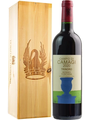 Вино Tenuta di Trinoro, Campo di Camagi, Toscana IGT, wooden box 2020, 1.5 л