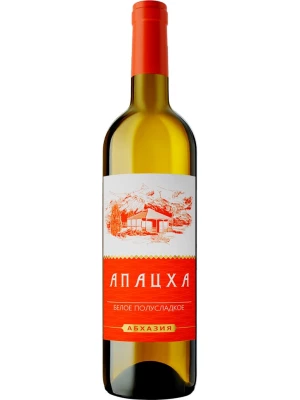 Вино Апацха Белое полусладкое 0.75 л