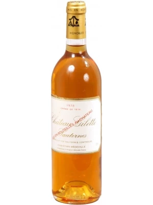 Вино Chateau Gilette, Sauternes AOC 1978, 0.75 л