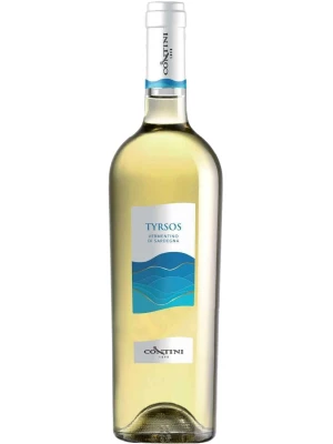 Вино Contini, Tyrsos Vermentino di Sardegna DOC 2020, 0.75 л