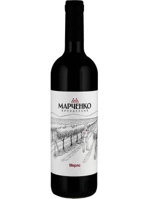Вино Винодельня Марченко, Мерло 2021, 0.75 л