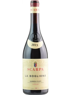 Вино Scarpa, La Bogliona Barbera d'Asti DOCG Superiore 2015, 0.75 л