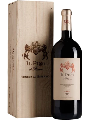Вино Il Pino di Biserno, Toscana IGT, wooden box 2020, 1.5 л