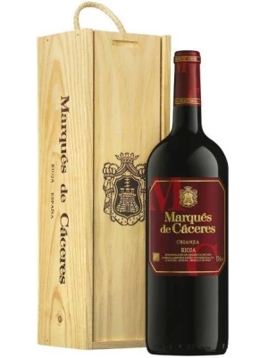 Вино Marques de Caceres, Crianza, gift box 2009, 1.5 л