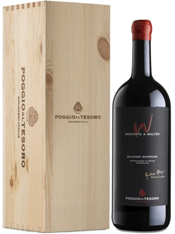 Poggio al Tesoro, Dedicato a Walter, Bolgheri Superiore DOC wooden box