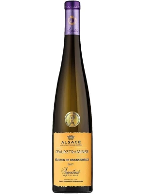 Вино Domaine Viticole de la Ville de Colmar, Gewurztraminer Selection de Grains Nobles Signature de Colmar, Alsace AOP 2017, 0.5 л