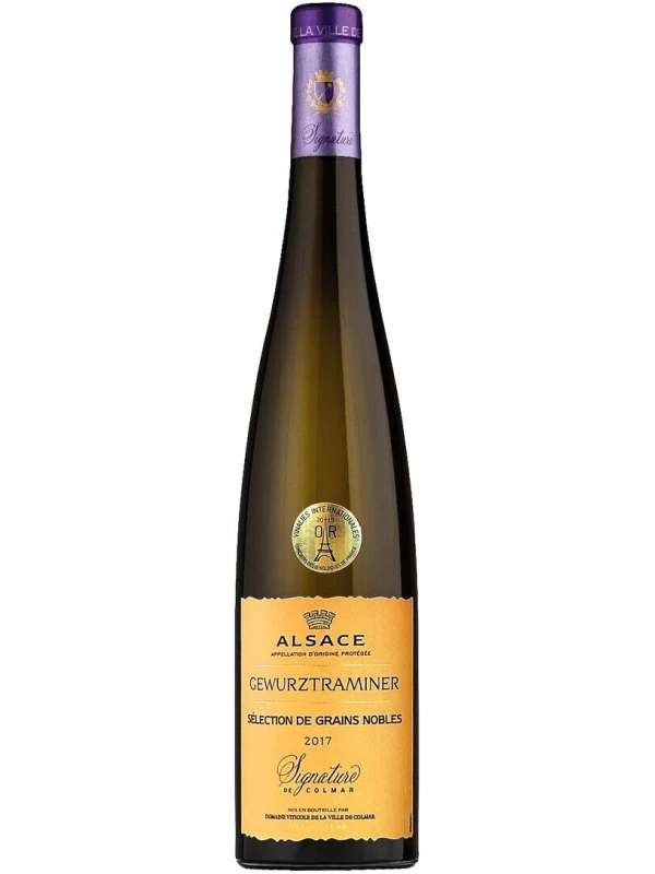 Domaine Viticole de la Ville de Colmar, Gewurztraminer Selection de Grains Nobles Signature de Colmar, Alsace AOP