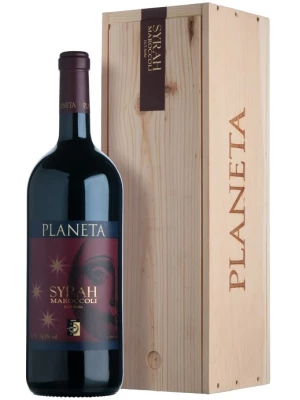 Вино Planeta, Syrah, Sicilia IGT, wooden box 2009, 0.75 л