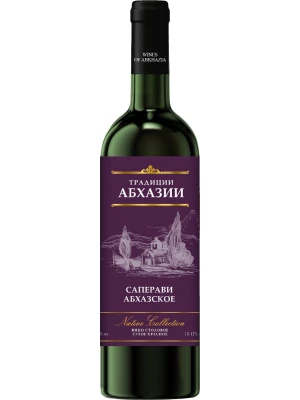 Вино Традиции Абхазии Саперави Абхазское 0.75 л