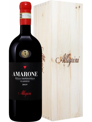 Вино Allegrini, Amarone della Valpolicella Classico DOCG, wooden box 2019, 1.5 л