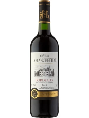 Вино Chateau la Blanchetterie, Bordeaux AOC 2018, 0.75 л