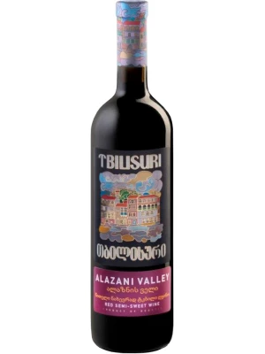 Вино Tbilisuri Alazani Valley Red Semi-Sweet 2022, 0.75 л