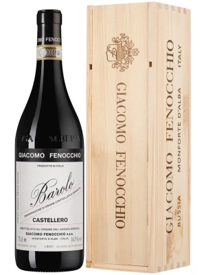 Вино Giacomo Fenocchio, Barolo Castellero DOCG, wooden box 2020, 0.75 л