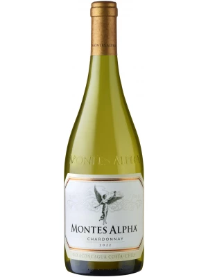 Вино Montes Alpha Chardonnay, Aconcagua Costa DO 2021, 0.75 л