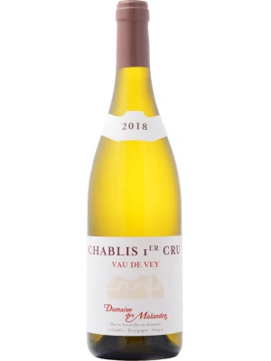 Вино Domaine des Malandes, Chablis Premier Cru Vau de Vey AOC 2018, 1.5 л