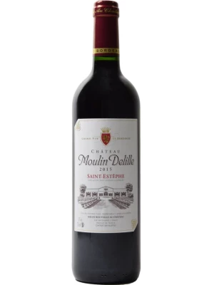 Вино Chateau Moulin Delille, Saint-Estephe AOC 2015, 0.75 л