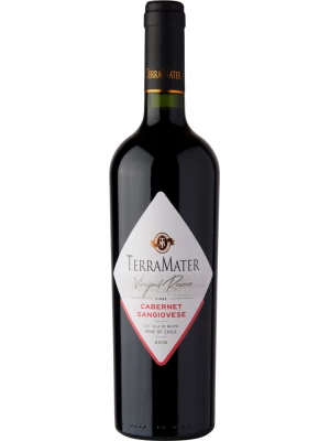 Вино TerraMater, Vineyard Cabernet Sangiovese 2015, 0.75 л