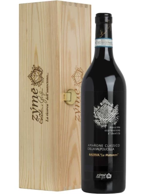 Вино Zyme, Amarone Classico della Valpolicella Riserva La Mattonara DOP, wooden box 2009, 0.75 л