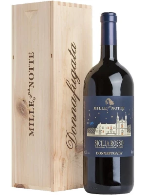 Вино Donnafugata, Mille e una Notte, Sicilia DOC, wooden box 2019, 1.5 л