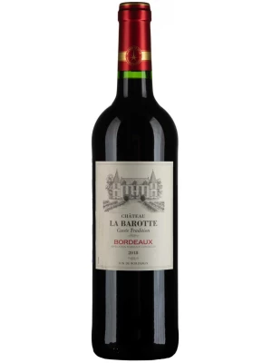 Вино Chateau la Barotte, Cuvee Tradition Bordeaux AOC 2018, 0.75 л