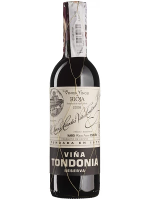 Вино Vina Tondonia Reserva, Rioja DOC 2008, 0.375 л