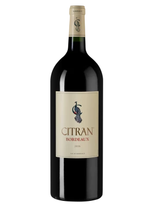 Вино Le Bordeaux de Citran Rouge, Франция Bordeaux De Citran 2016, 1.5 л
