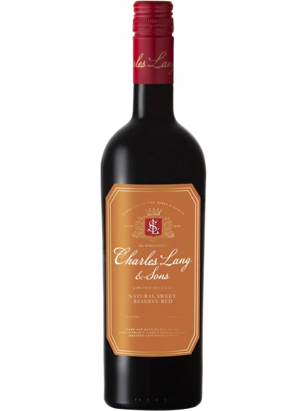 Charles S. Lang & Sons, Natural Sweet Reserve Red, Western Cape WO