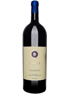 Вино Sassicaia, Bolgheri Sassicaia DOC 2015, 3 л