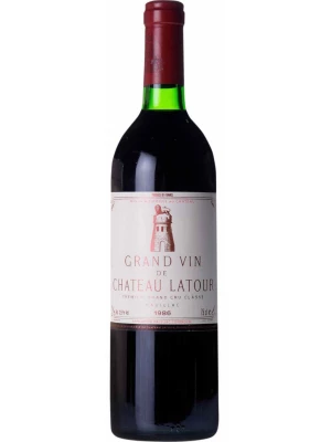 Вино Chateau Latour, Pauillac AOC 1-er Grand Cru Classe 1986, 0.75 л